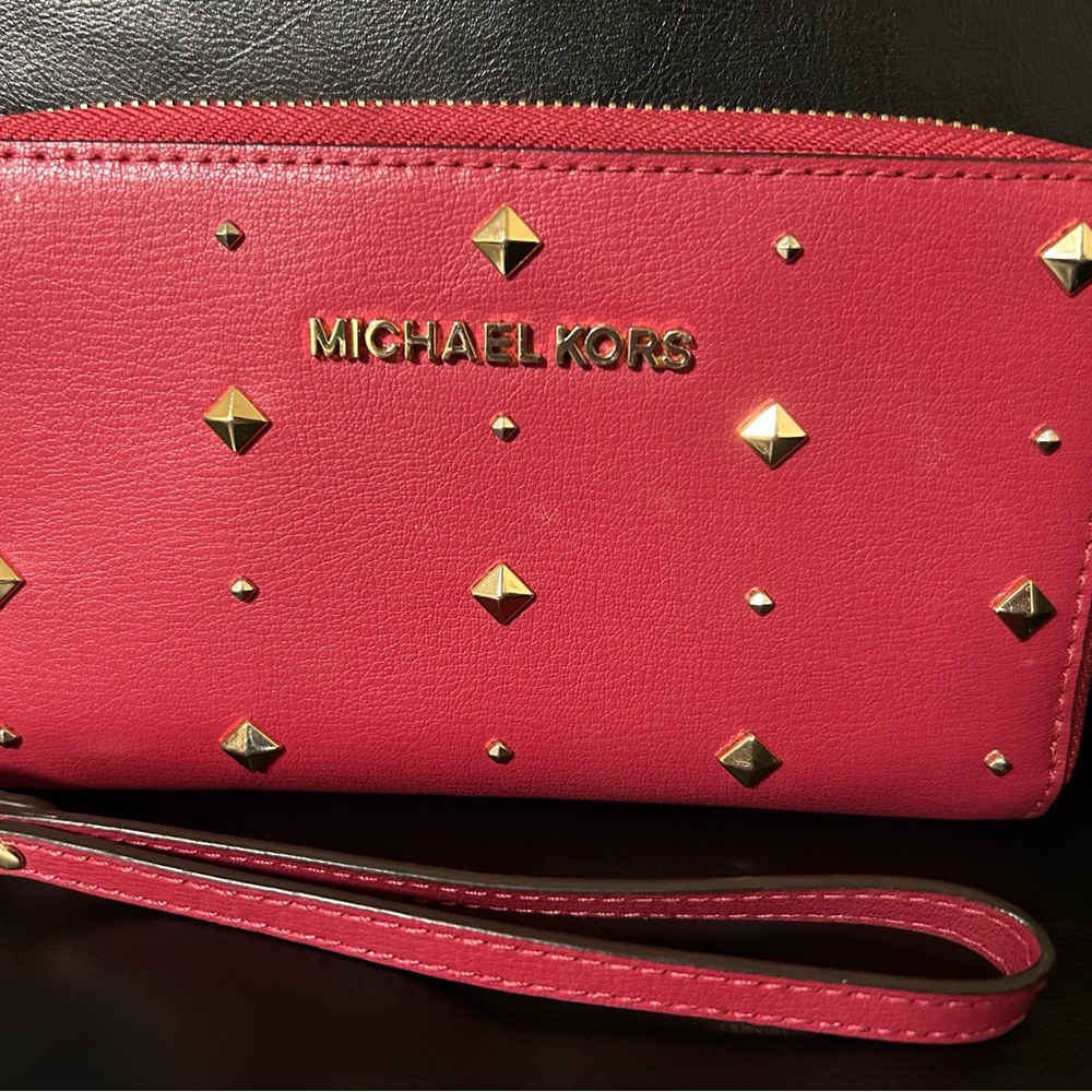Michael Kors Red Wristlet